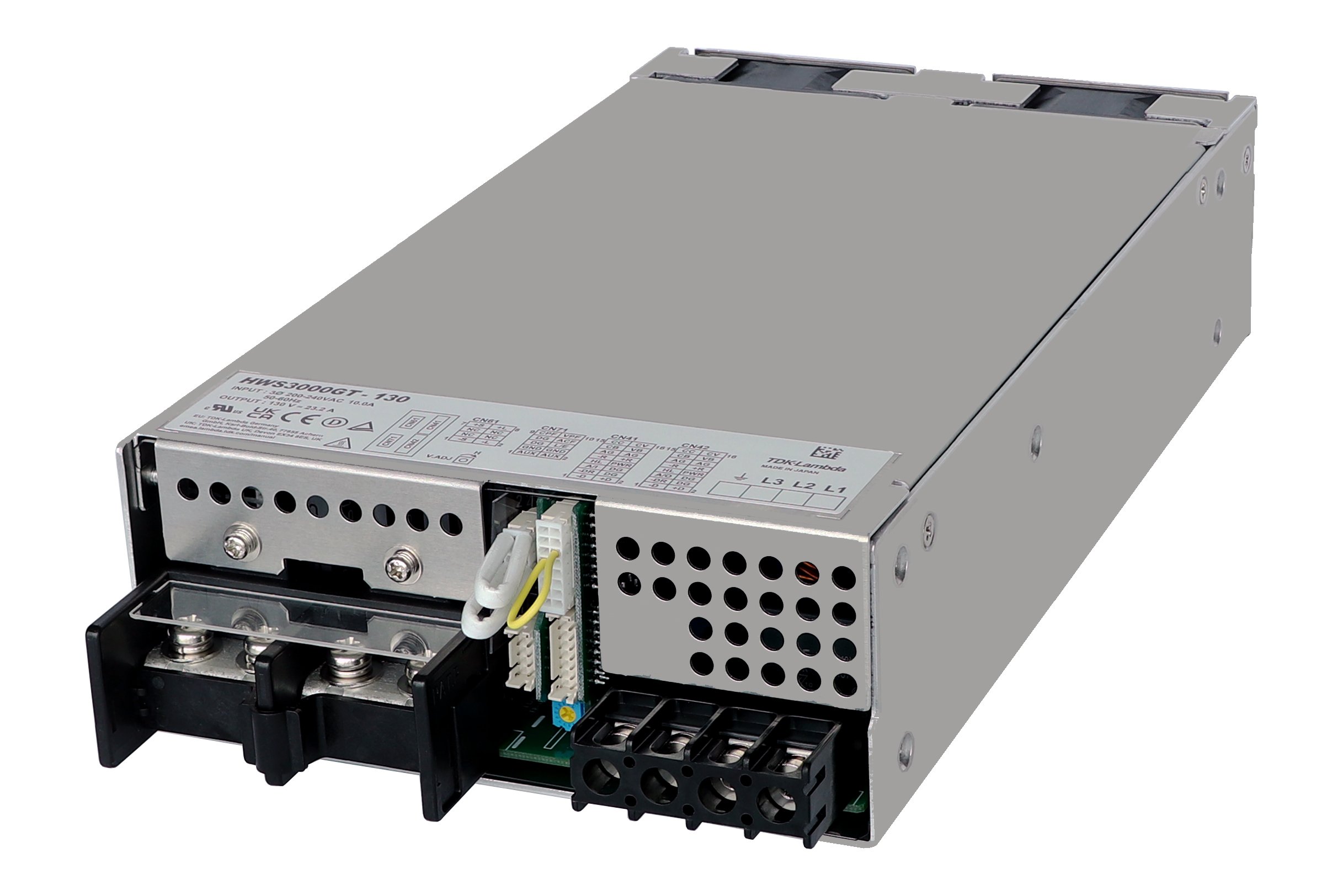 TDK announces industrial 3kW programmable power supplies offering